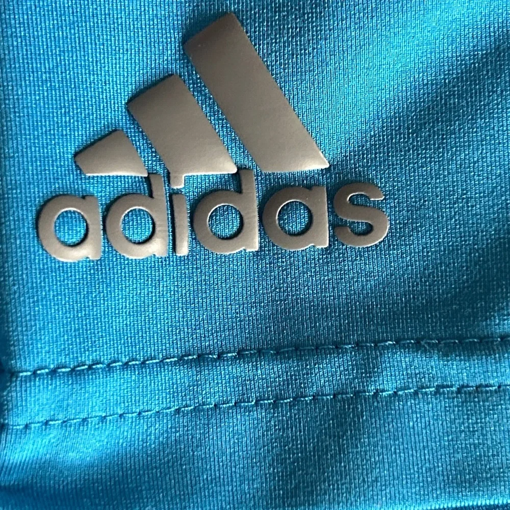 Adidas Men's Performance Golf Club Polo Shirt L Blue Casual Office Preppy